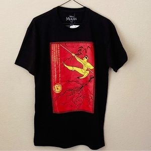 Disney Box Lunch Mulan Kick Tee Shirt Men's Unisex